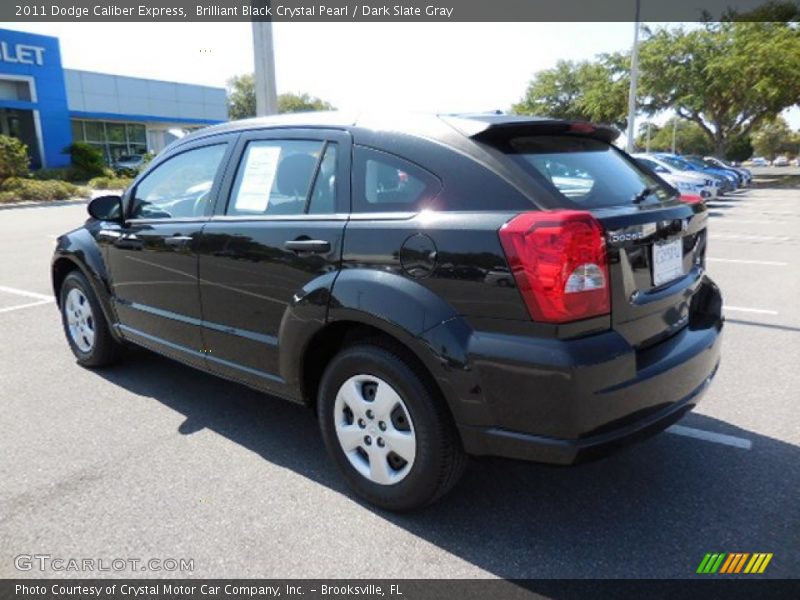 Brilliant Black Crystal Pearl / Dark Slate Gray 2011 Dodge Caliber Express