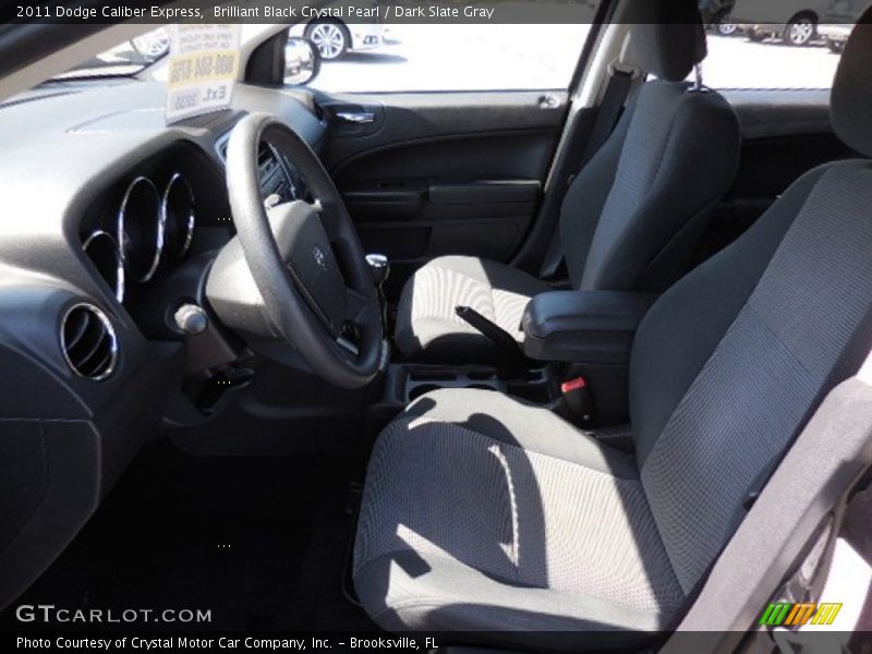 Brilliant Black Crystal Pearl / Dark Slate Gray 2011 Dodge Caliber Express