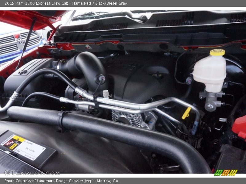 Flame Red / Black/Diesel Gray 2015 Ram 1500 Express Crew Cab