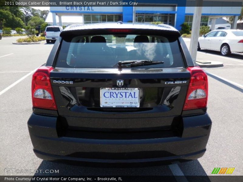 Brilliant Black Crystal Pearl / Dark Slate Gray 2011 Dodge Caliber Express
