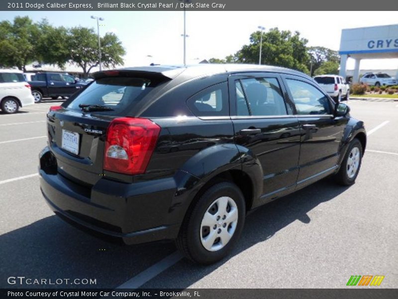 Brilliant Black Crystal Pearl / Dark Slate Gray 2011 Dodge Caliber Express