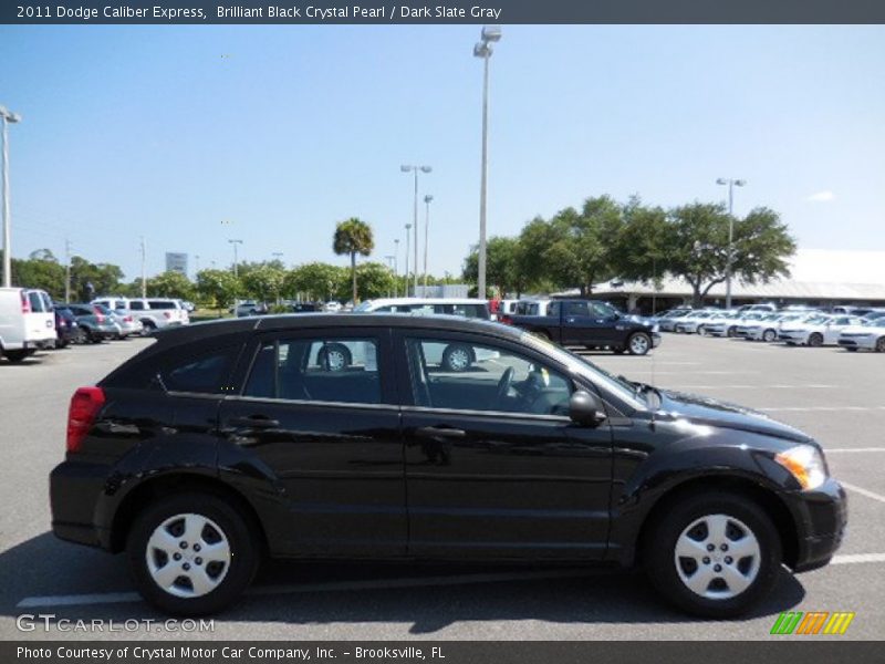 Brilliant Black Crystal Pearl / Dark Slate Gray 2011 Dodge Caliber Express