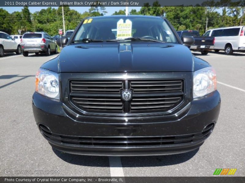 Brilliant Black Crystal Pearl / Dark Slate Gray 2011 Dodge Caliber Express