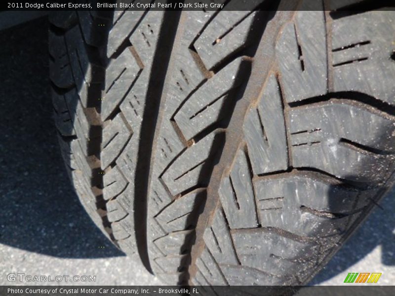 Brilliant Black Crystal Pearl / Dark Slate Gray 2011 Dodge Caliber Express