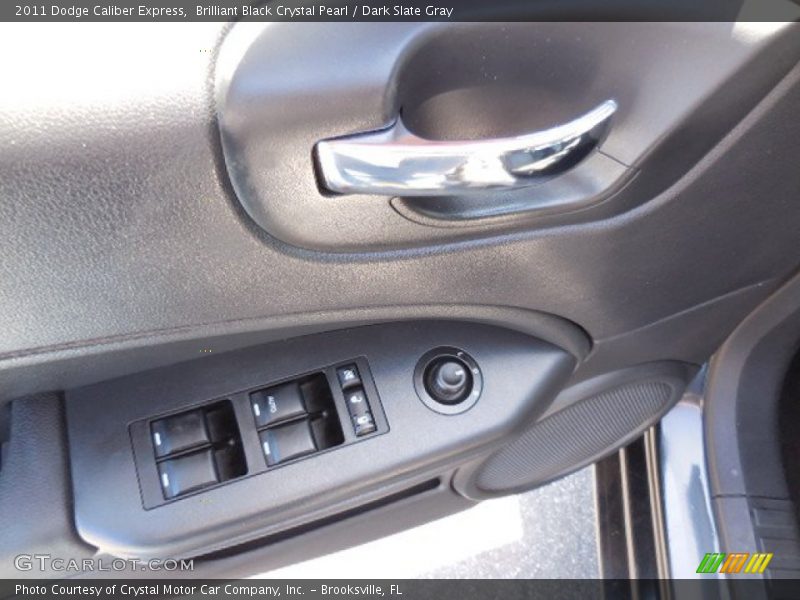 Brilliant Black Crystal Pearl / Dark Slate Gray 2011 Dodge Caliber Express