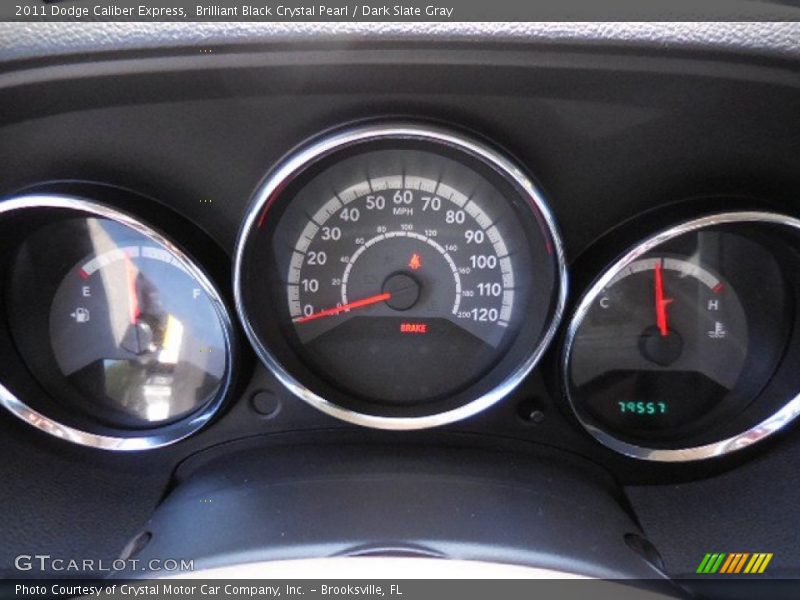 Brilliant Black Crystal Pearl / Dark Slate Gray 2011 Dodge Caliber Express