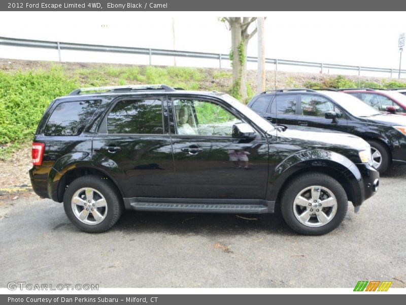 Ebony Black / Camel 2012 Ford Escape Limited 4WD