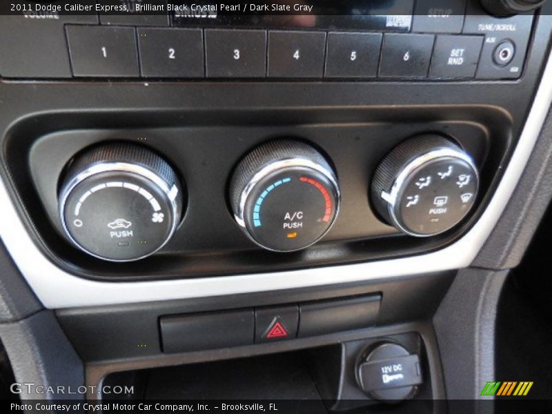 Brilliant Black Crystal Pearl / Dark Slate Gray 2011 Dodge Caliber Express