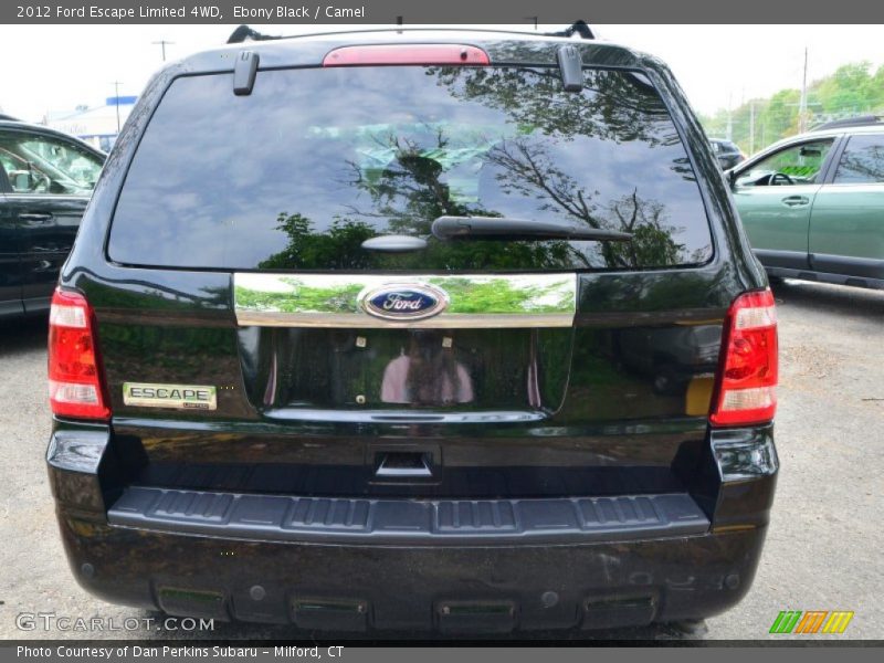 Ebony Black / Camel 2012 Ford Escape Limited 4WD