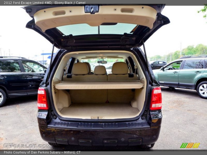Ebony Black / Camel 2012 Ford Escape Limited 4WD
