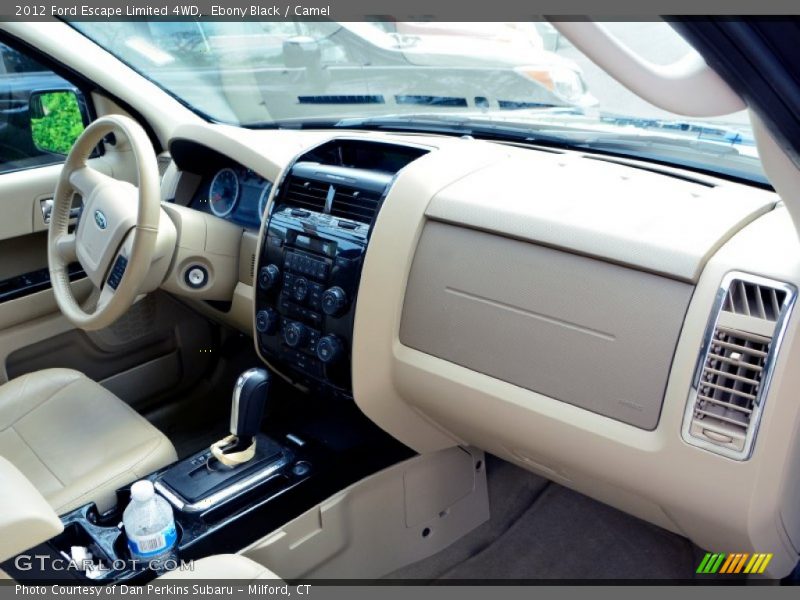 Ebony Black / Camel 2012 Ford Escape Limited 4WD