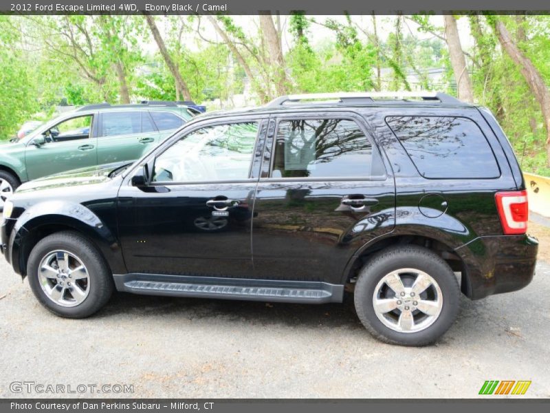 Ebony Black / Camel 2012 Ford Escape Limited 4WD