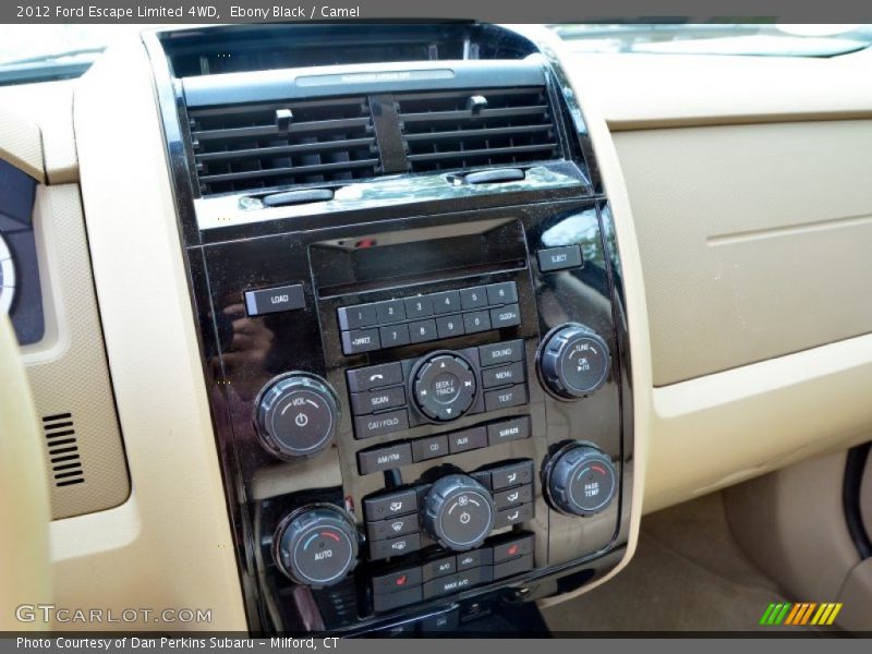 Ebony Black / Camel 2012 Ford Escape Limited 4WD