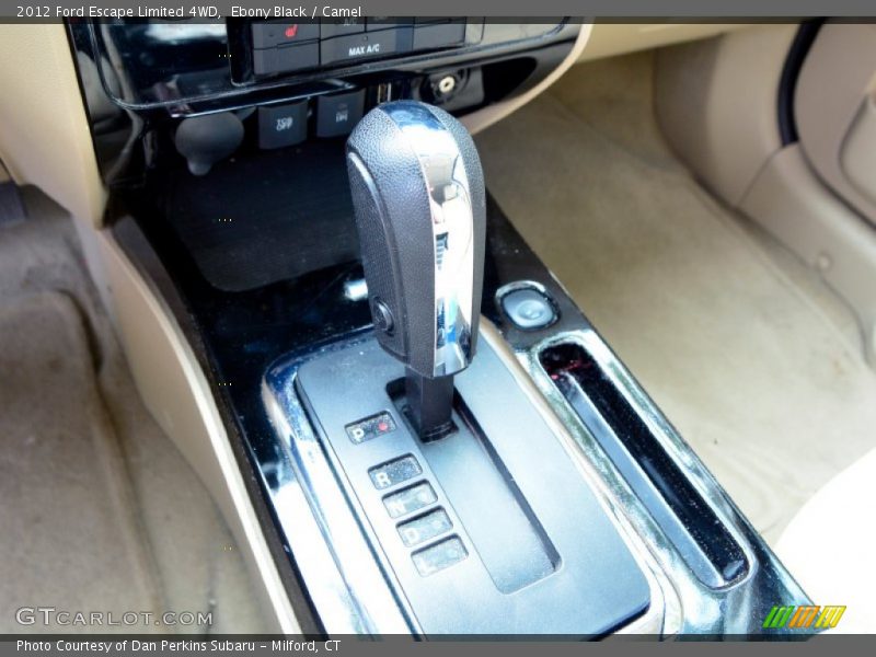 Ebony Black / Camel 2012 Ford Escape Limited 4WD