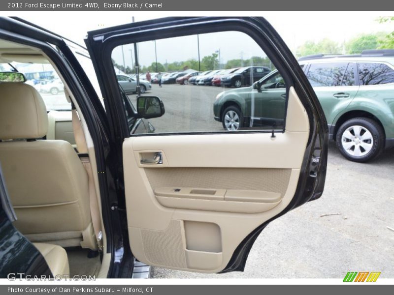 Ebony Black / Camel 2012 Ford Escape Limited 4WD