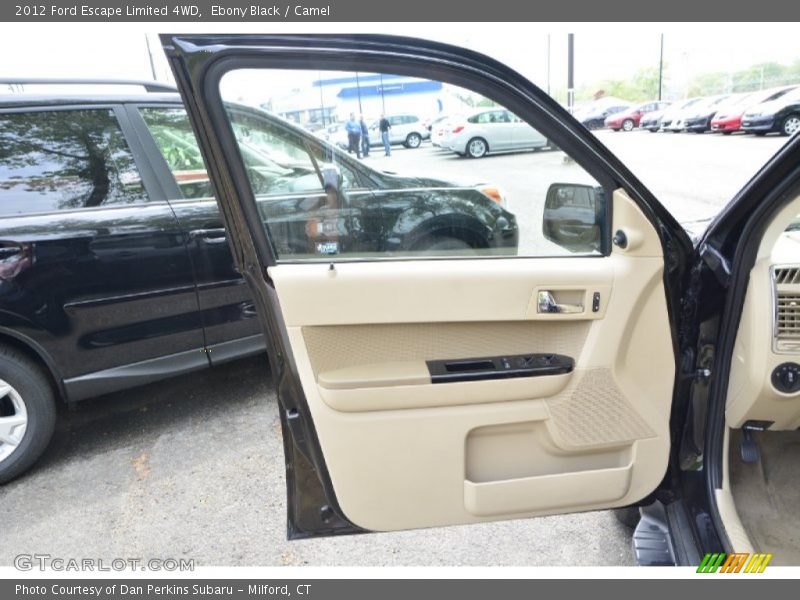 Ebony Black / Camel 2012 Ford Escape Limited 4WD