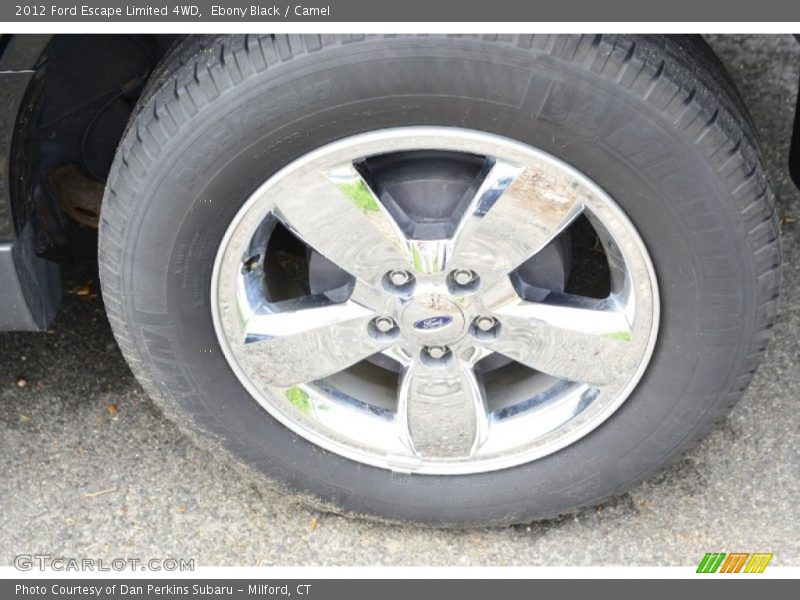Ebony Black / Camel 2012 Ford Escape Limited 4WD