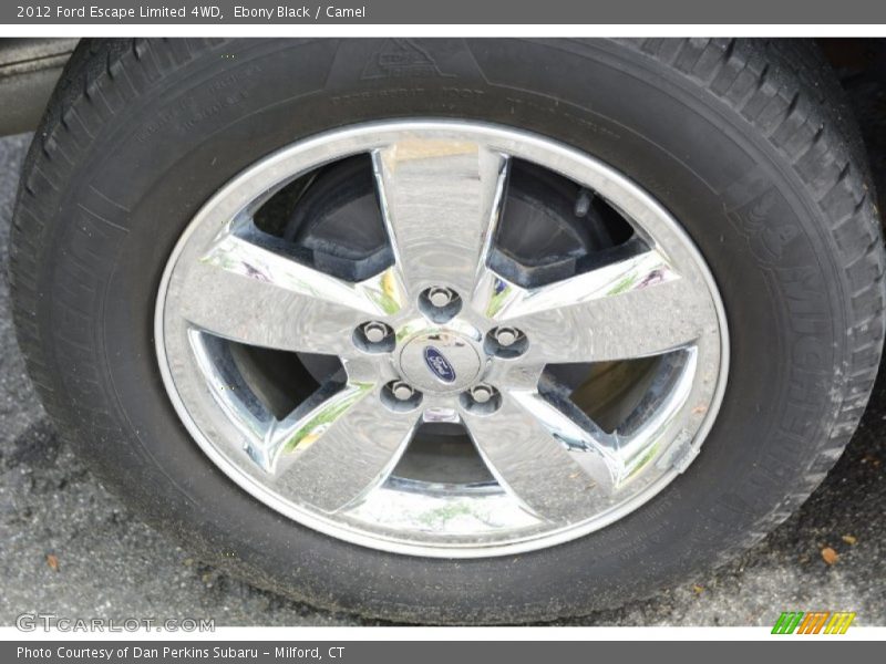 Ebony Black / Camel 2012 Ford Escape Limited 4WD