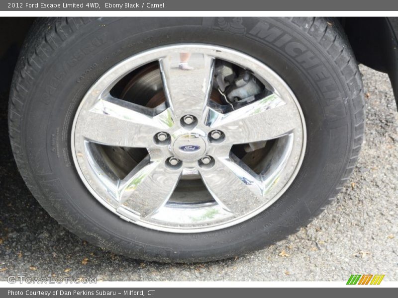 Ebony Black / Camel 2012 Ford Escape Limited 4WD