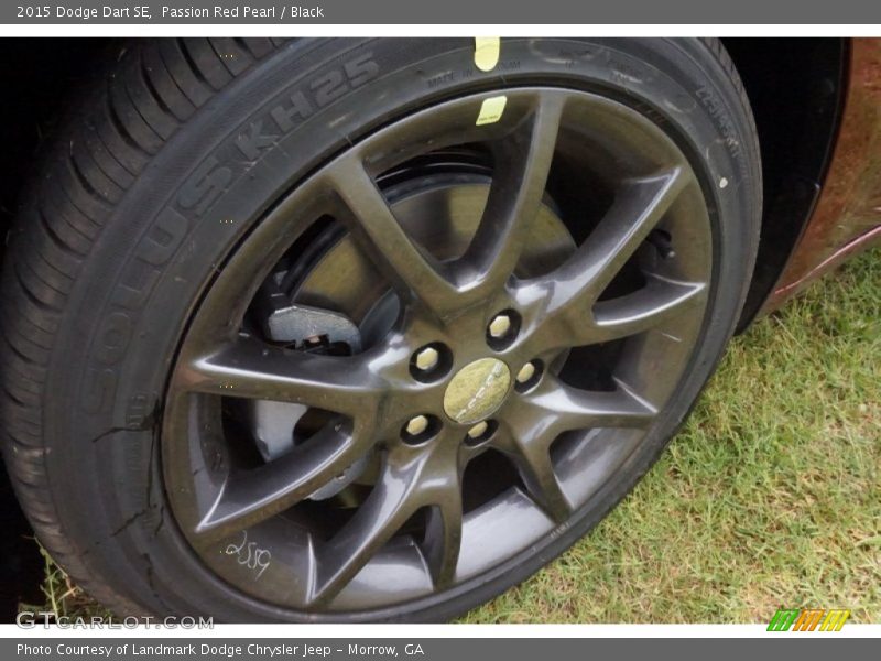 Passion Red Pearl / Black 2015 Dodge Dart SE