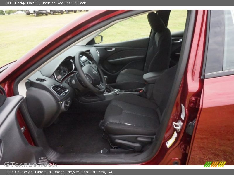 Passion Red Pearl / Black 2015 Dodge Dart SE