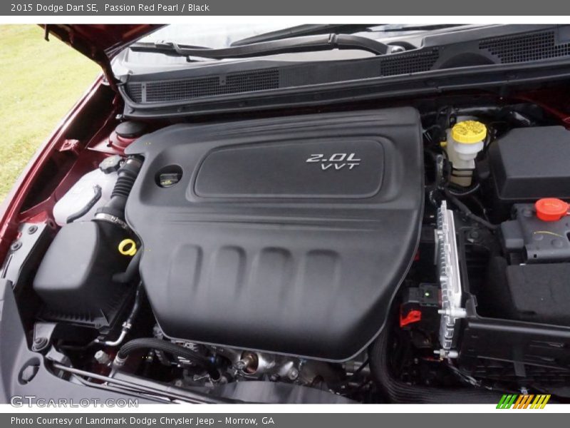 Passion Red Pearl / Black 2015 Dodge Dart SE