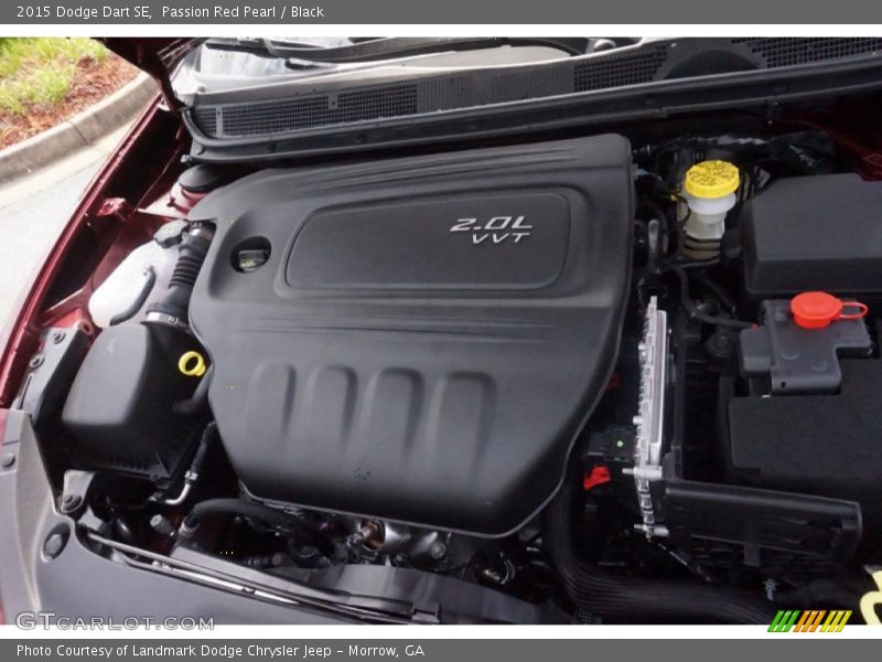 Passion Red Pearl / Black 2015 Dodge Dart SE