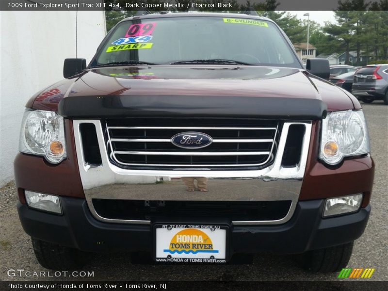 Dark Copper Metallic / Charcoal Black 2009 Ford Explorer Sport Trac XLT 4x4