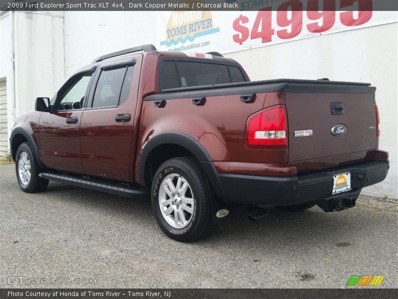 Dark Copper Metallic / Charcoal Black 2009 Ford Explorer Sport Trac XLT 4x4