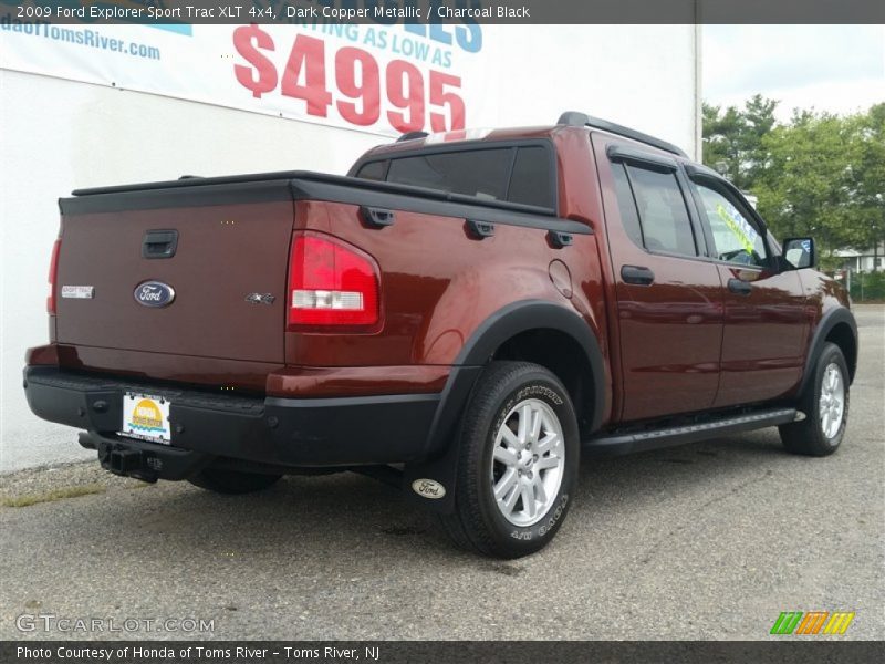 Dark Copper Metallic / Charcoal Black 2009 Ford Explorer Sport Trac XLT 4x4