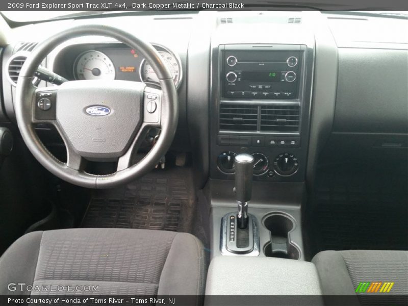 Dark Copper Metallic / Charcoal Black 2009 Ford Explorer Sport Trac XLT 4x4