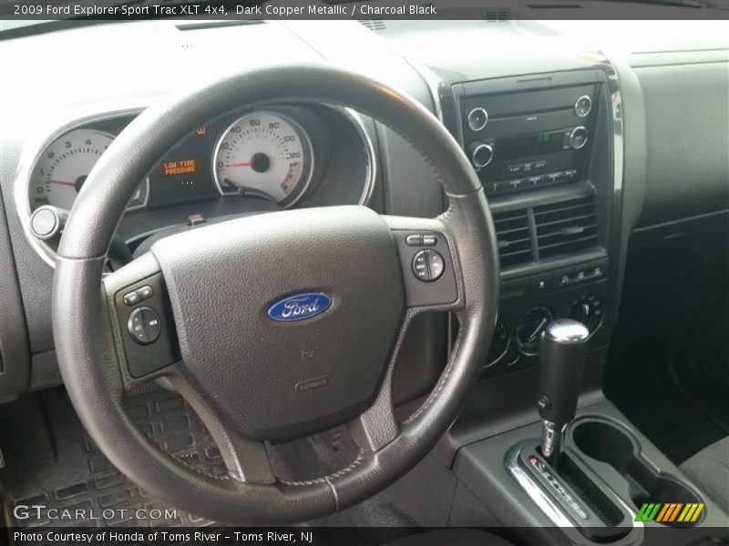 Dark Copper Metallic / Charcoal Black 2009 Ford Explorer Sport Trac XLT 4x4