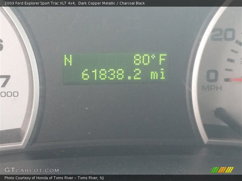 Dark Copper Metallic / Charcoal Black 2009 Ford Explorer Sport Trac XLT 4x4