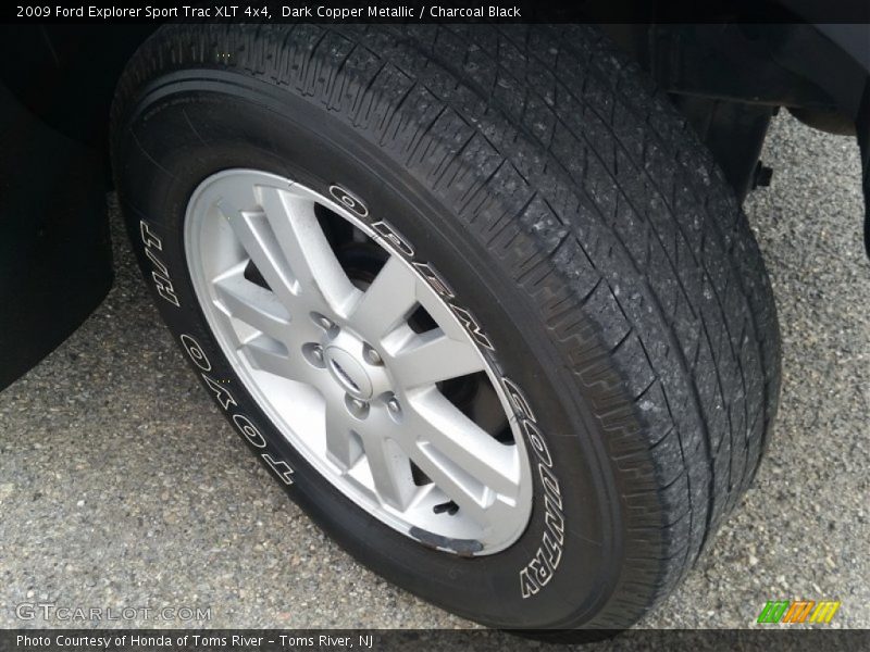 Dark Copper Metallic / Charcoal Black 2009 Ford Explorer Sport Trac XLT 4x4