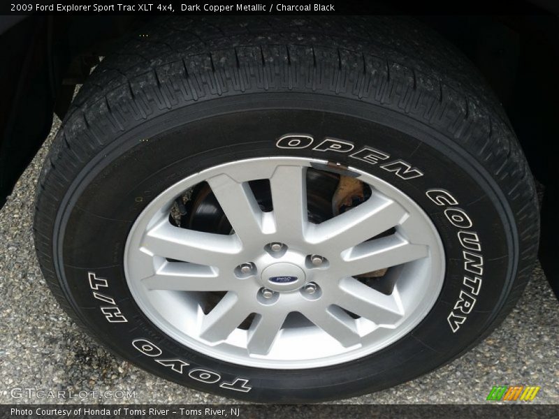 Dark Copper Metallic / Charcoal Black 2009 Ford Explorer Sport Trac XLT 4x4