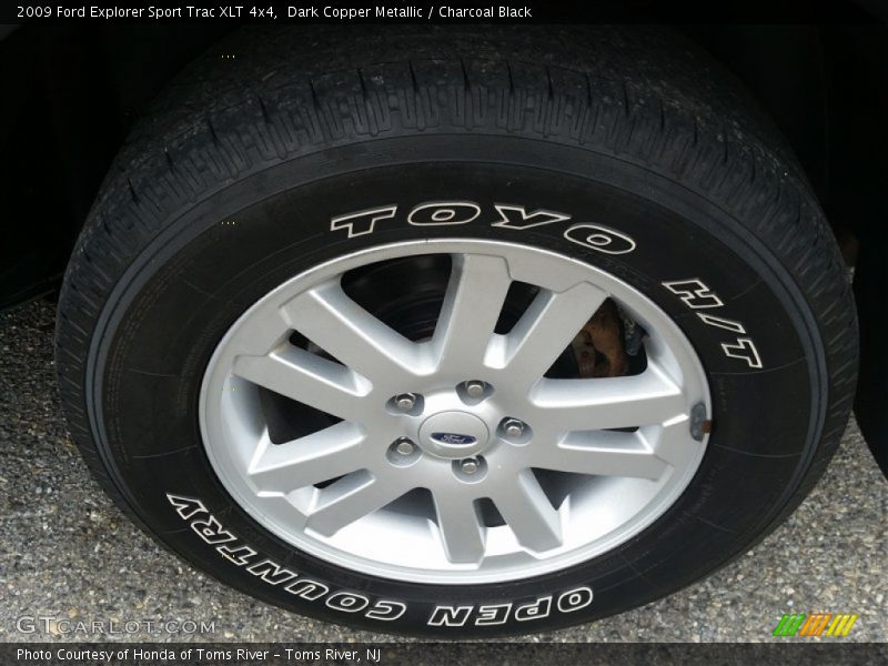 Dark Copper Metallic / Charcoal Black 2009 Ford Explorer Sport Trac XLT 4x4