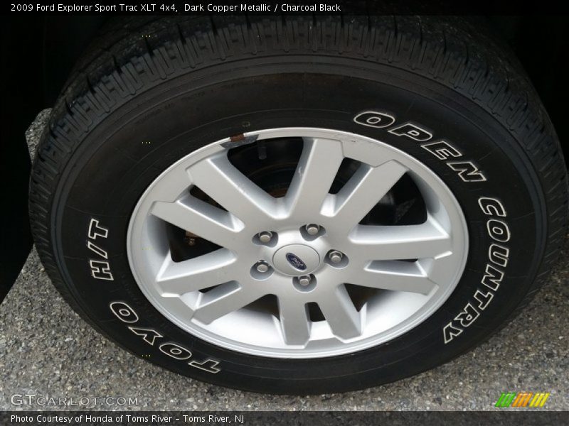 Dark Copper Metallic / Charcoal Black 2009 Ford Explorer Sport Trac XLT 4x4