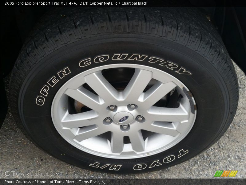 Dark Copper Metallic / Charcoal Black 2009 Ford Explorer Sport Trac XLT 4x4
