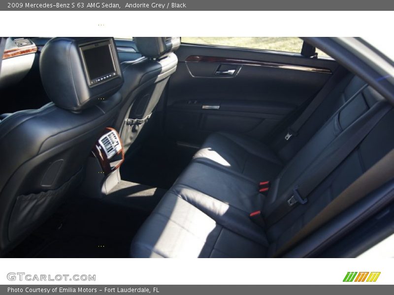 Andorite Grey / Black 2009 Mercedes-Benz S 63 AMG Sedan