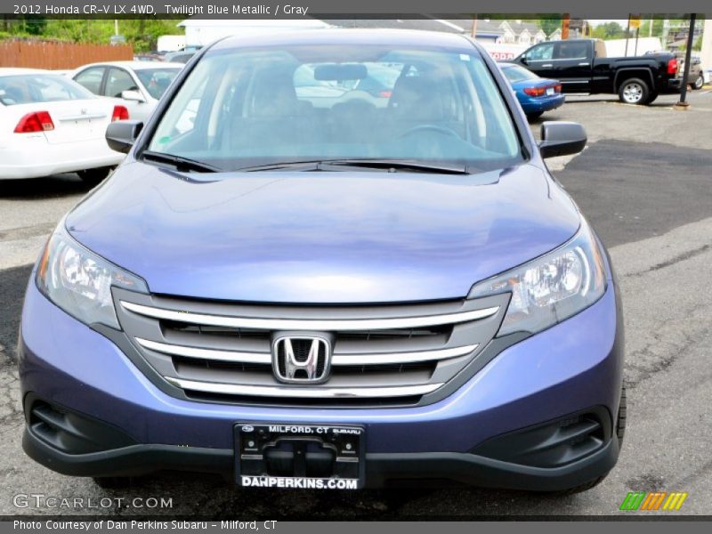 Twilight Blue Metallic / Gray 2012 Honda CR-V LX 4WD