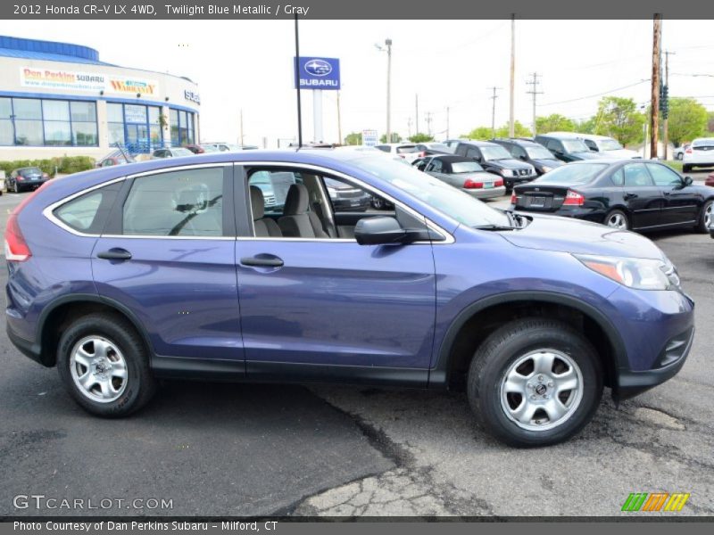 Twilight Blue Metallic / Gray 2012 Honda CR-V LX 4WD