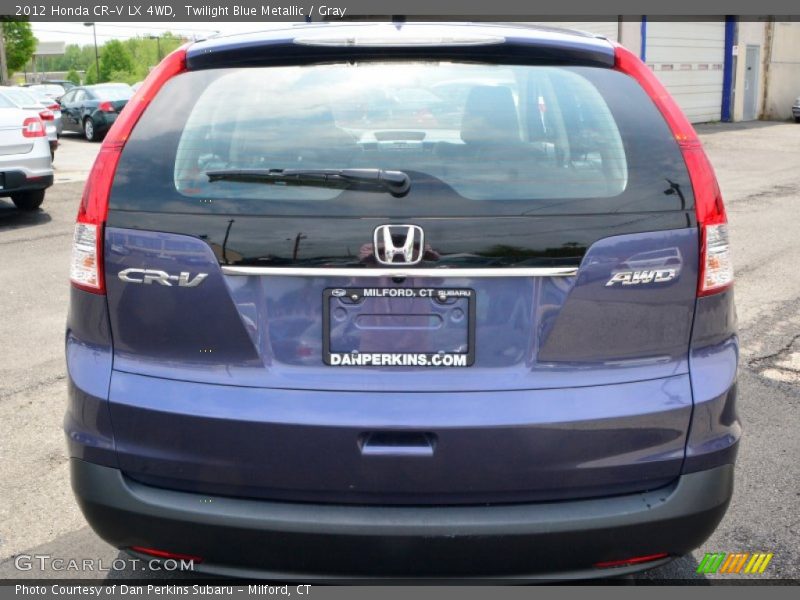 Twilight Blue Metallic / Gray 2012 Honda CR-V LX 4WD