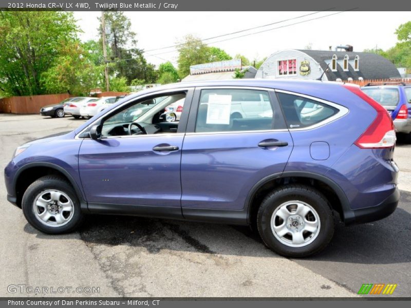 Twilight Blue Metallic / Gray 2012 Honda CR-V LX 4WD