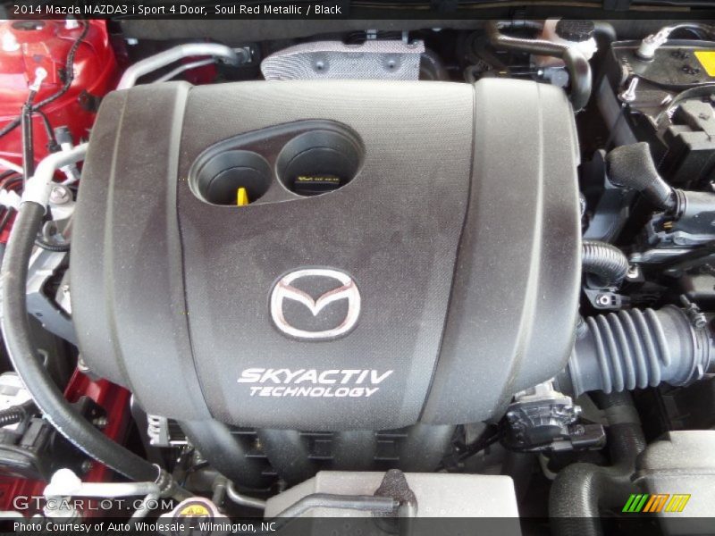 Soul Red Metallic / Black 2014 Mazda MAZDA3 i Sport 4 Door