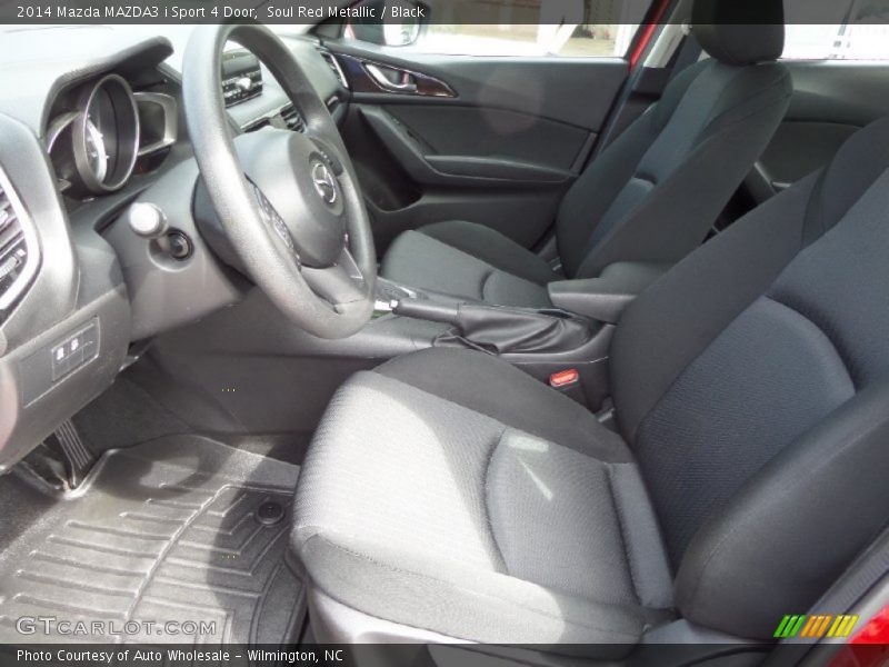 Soul Red Metallic / Black 2014 Mazda MAZDA3 i Sport 4 Door