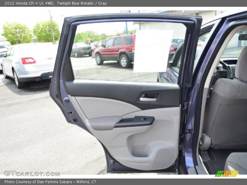Twilight Blue Metallic / Gray 2012 Honda CR-V LX 4WD