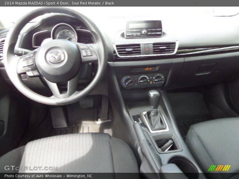 Soul Red Metallic / Black 2014 Mazda MAZDA3 i Sport 4 Door