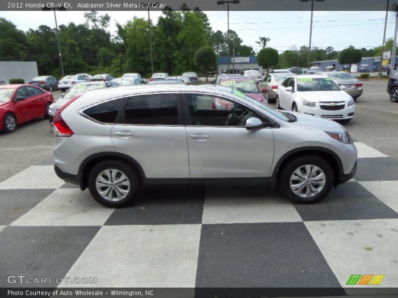 Alabaster Silver Metallic / Gray 2012 Honda CR-V EX