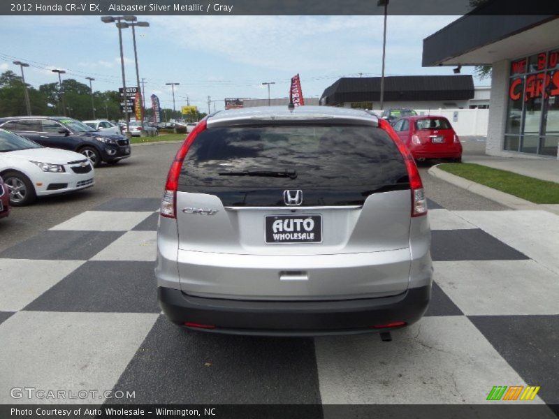 Alabaster Silver Metallic / Gray 2012 Honda CR-V EX