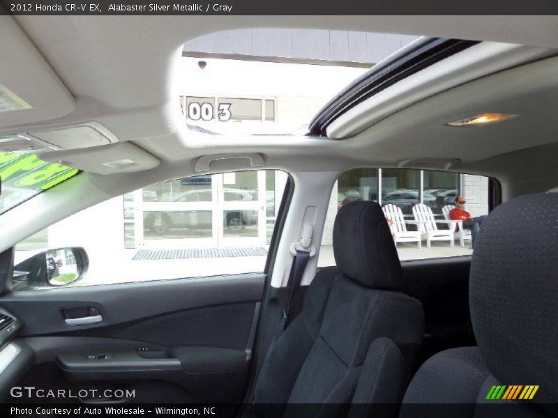 Alabaster Silver Metallic / Gray 2012 Honda CR-V EX